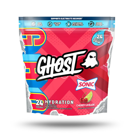 Ghost Hydration and Electrolyte Sticks Sonic Cherry Lime Sugar Free