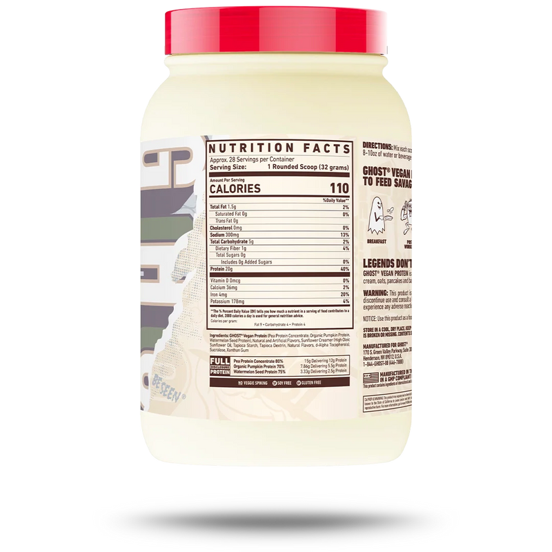 Ghost Vegan Banana Pancake Batter Nutrition Facts