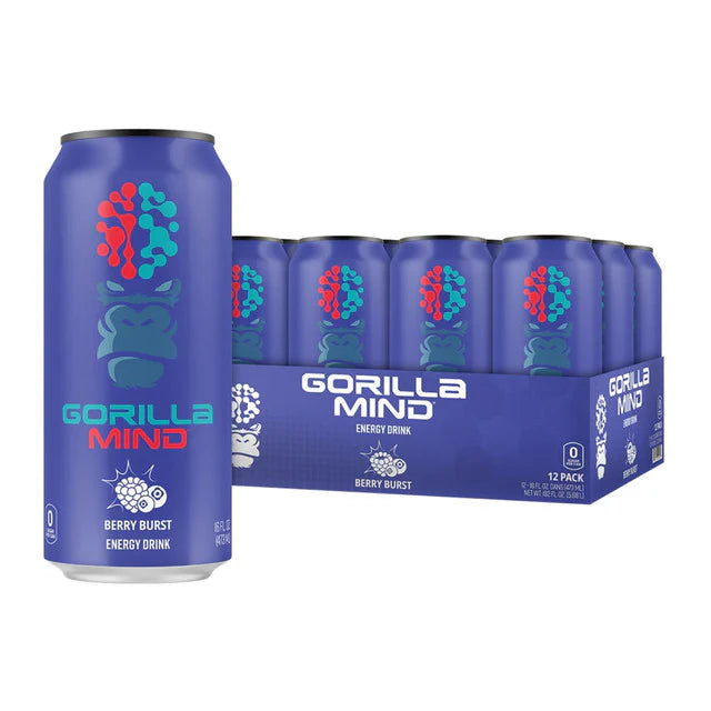 Gorilla Mind Sugar-Free Energy Drink – Boost Focus, Performance & Stamina | Best Price & Fastest Shipping at CompleteHealthShop.com