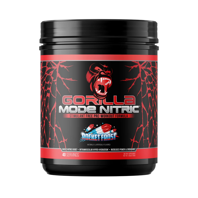 Gorilla Mode Nitric Stimulant Free Pre-workout Rocket Frost