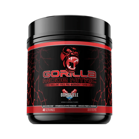 gorilla mode nitric bombsicle flavor stim free preworkout