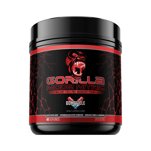 gorilla mode nitric bombsicle flavor stim free preworkout