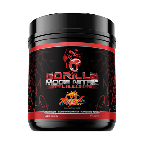 gorilla mode nitric orange rush stim free preworkout