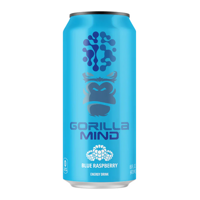 Gorilla Mind Energy Drink Blue Raspberry