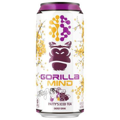 Gorilla Mind energy drink Patty's Iced Tea