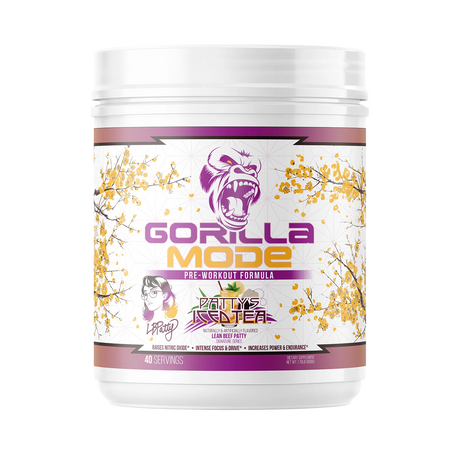 Gorilla Mode Pre workout with creatine by Gorilla Mind Supplements in Patty's Iced Tea