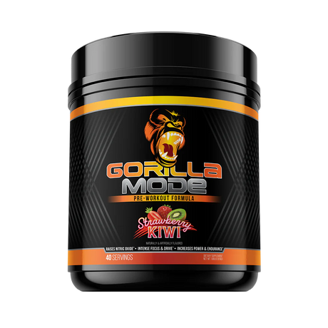 Gorilla Mode Pre workout with creatine by Gorilla Ming in Strawberry Kiwi flavor