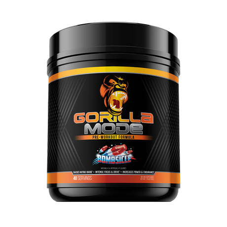 Gorilla Mind Gorilla Mode Pre workout with creatine in Bombsicle flavor