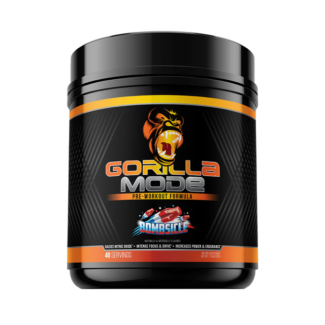 Gorilla Mind Gorilla Mode Pre workout with creatine in Bombsicle flavor