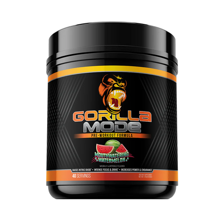 Gorilla Mode Pre workout with creatine by Gorilla Mind in Mouthwatering Watermelon  flavor