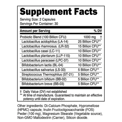 GUT HEALTH | Transparent Labs Advanced Probiotic