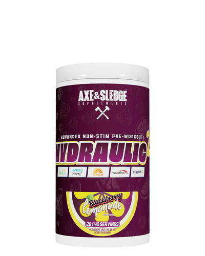 Axe & Sledge Supplements Hydraulic Stimulant-Free Pre-Workout Powder