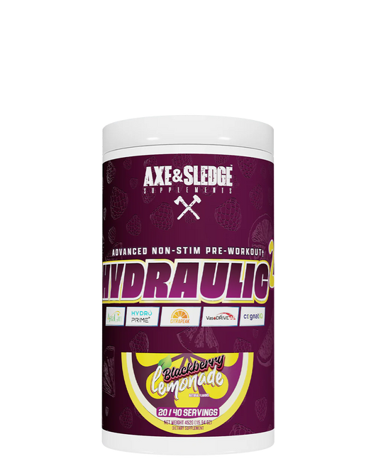 Axe & Sledge Supplements Hydraulic Stimulant-Free Pre-Workout Powder