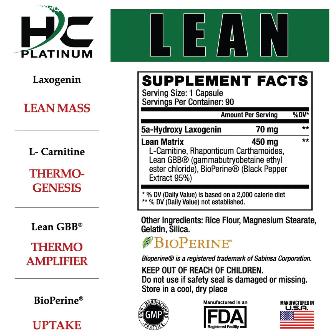 The Lean Stack - Accelerated Metabolic Enhancer (45 Day Supply)