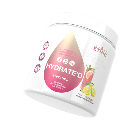 HYDRATE'D ELECTROLYTES - Electrolytes & Minerals ( 60 Servings ) by Sweat Ethic