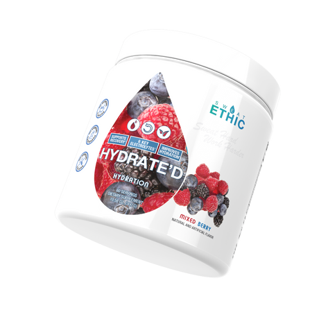 HYDRATE'D ELECTROLYTES - Electrolytes & Minerals ( 60 Servings ) by Sweat Ethic