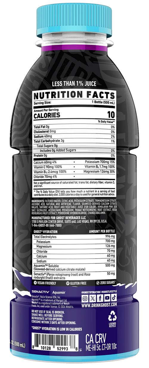 GHOST® HYDRATION Singles