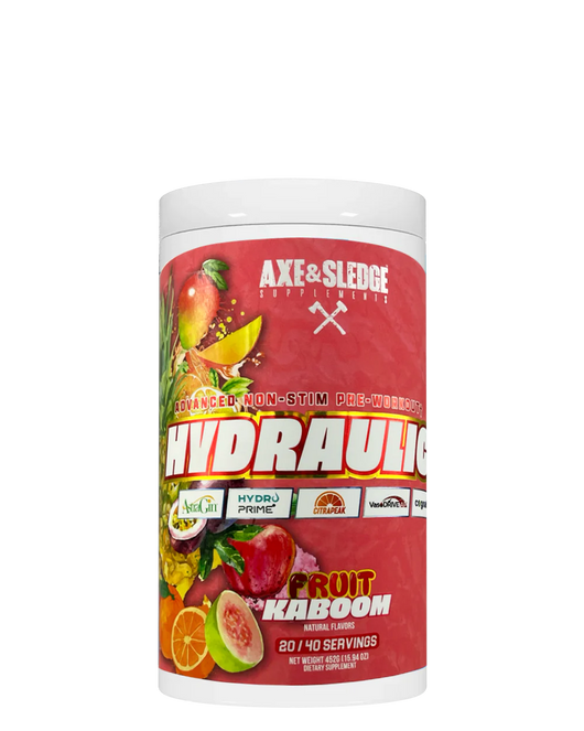 Axe & Sledge Supplements Hydraulic Stimulant-Free Pre-Workout Powder
