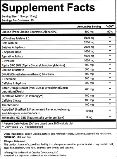 Crucible V2: Extreme Pre-Workout