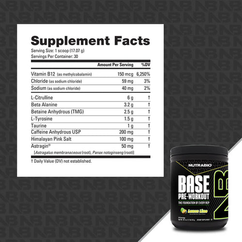 Nutra Bio Base Pre-Workout