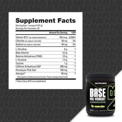 Nutra Bio Base Pre-Workout