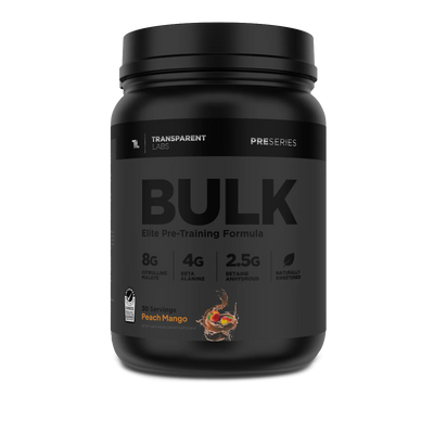 Bulk Black Pre-Workout by Transparent Labs