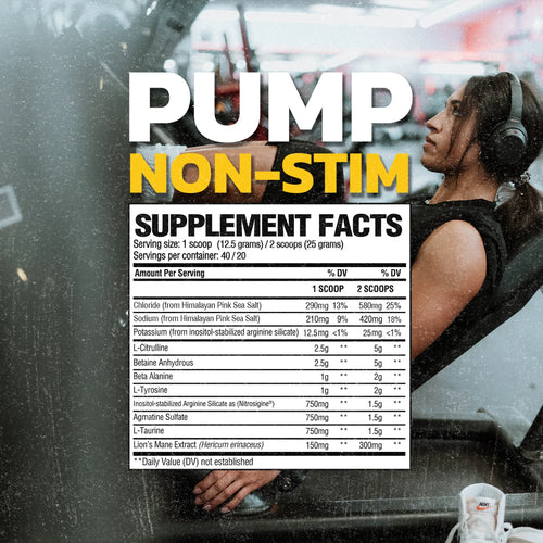 Raw Pump Non-Stim Preworkout