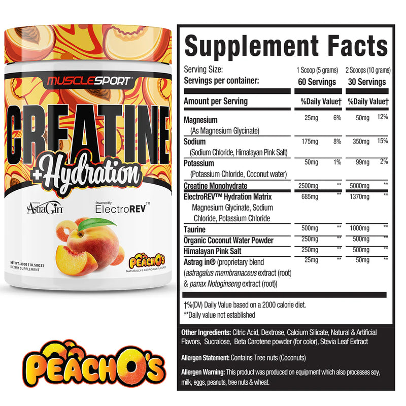 CREATINE + HYDRATION by Muscle Sport