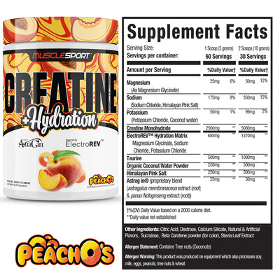 CREATINE + HYDRATION by Muscle Sport