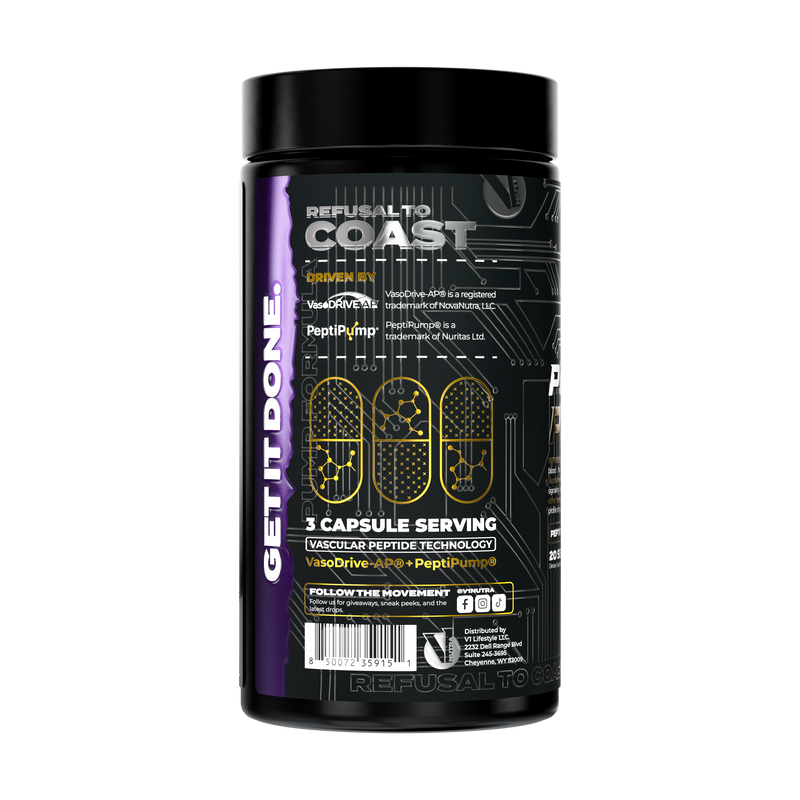 V1 Nutra Peptide Pumps Stim Free Pump Capsules