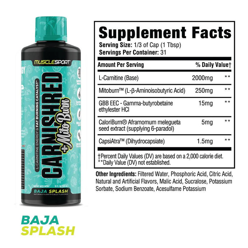 CarniShred + Mitoburn L-Carnitine