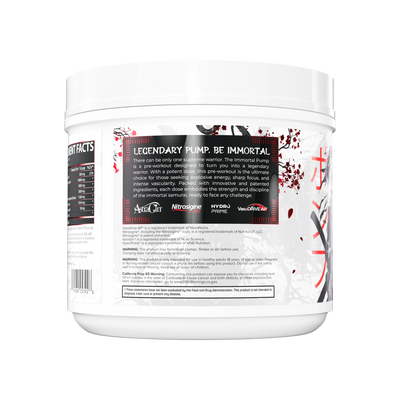 I am Immortal Pre-workout Pump supplement