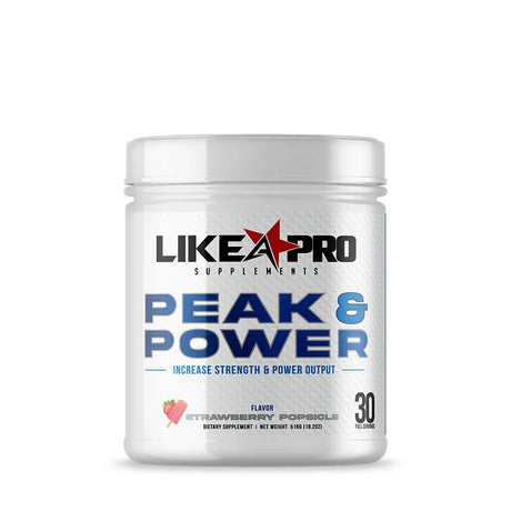 PEAK & POWER - Low Stim & High Pump Preworkout by Like A Pro