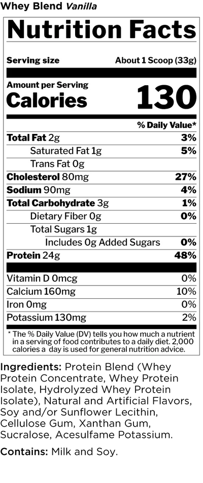 Rule 1 - WHEY BLEND 100% Whey Blend
