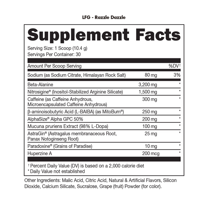 LFG Burn Pre-Workout