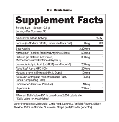 LFG Burn Pre-Workout