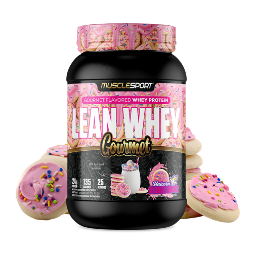MuscleSport Lean Whey Gourmet - Unicorn Cookie Shake