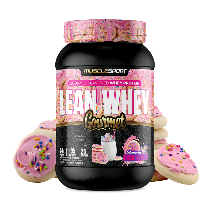 MuscleSport Lean Whey Gourmet - Unicorn Cookie Shake