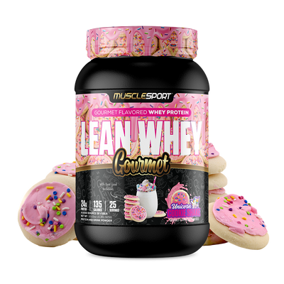 MuscleSport Lean Whey Gourmet - Unicorn Cookie Shake