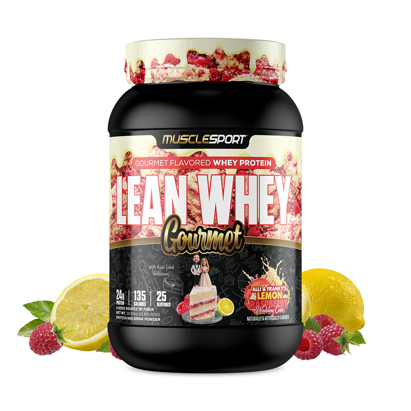 MuscleSport Lean Whey Gourmet - Alli & Franky's Lemon Raspberry Wedding Cake