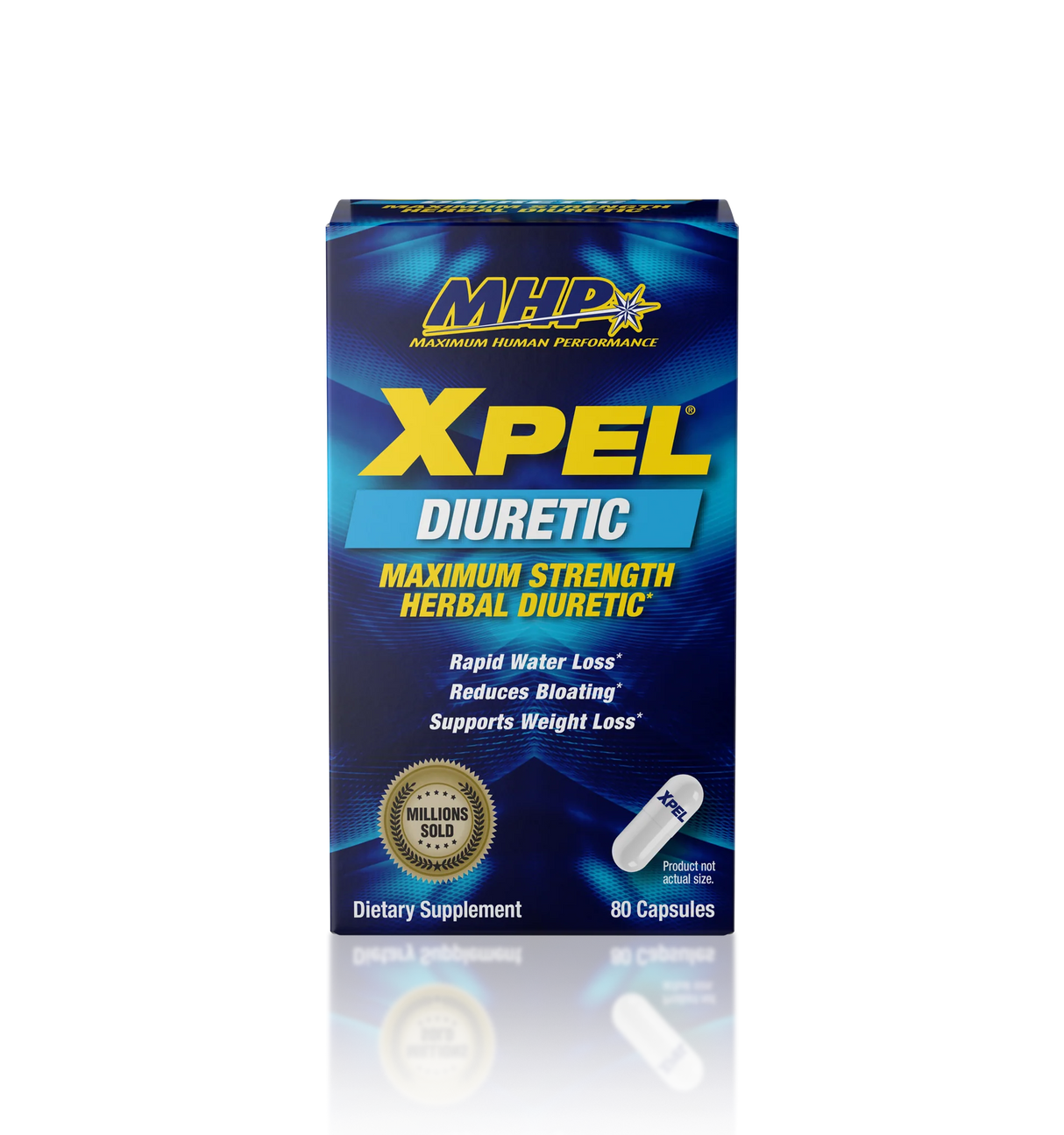 Xpel Diuretic with Maximum Strength (80 Capsules) by MHP