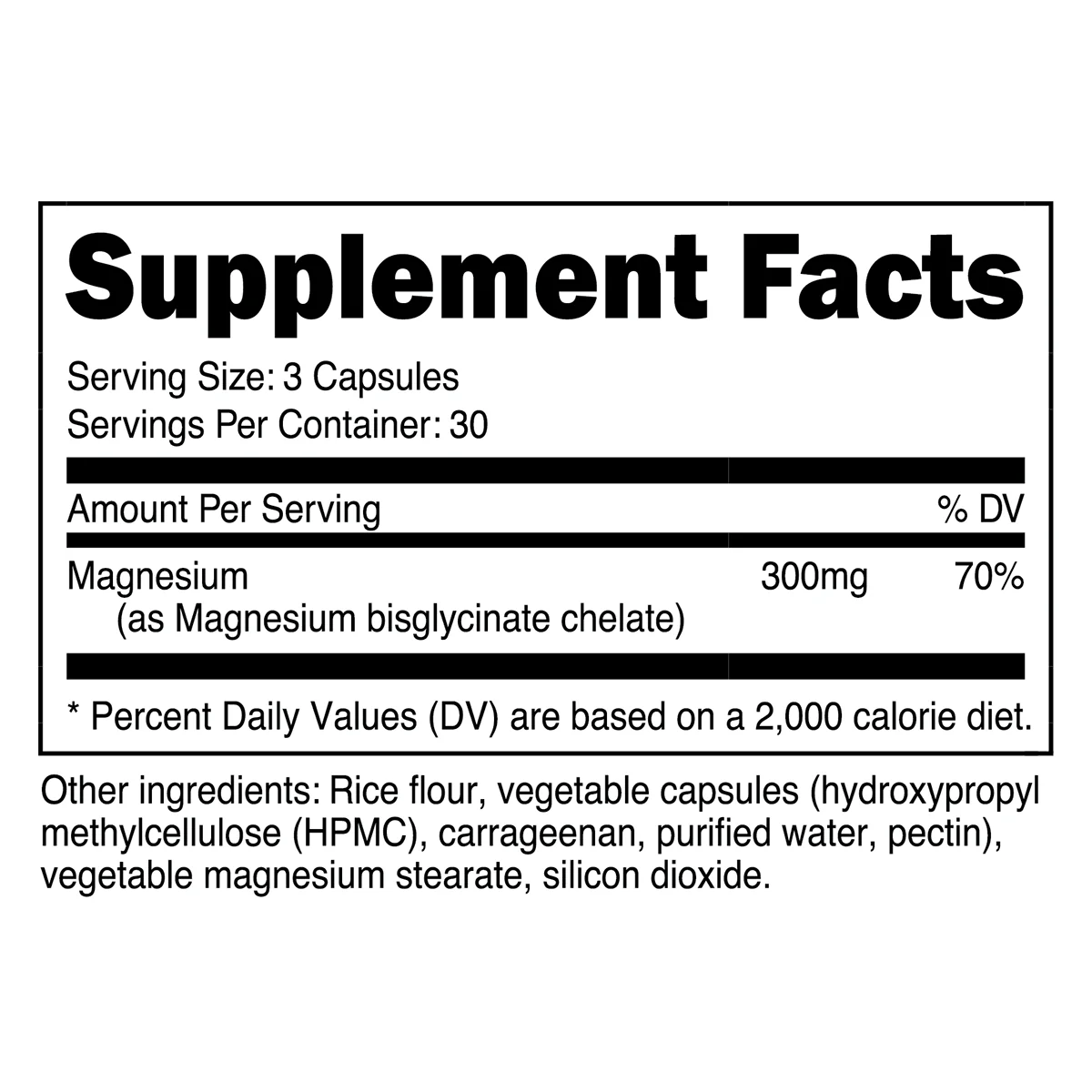 Magnesium Bisglycinate High Absorption Mineral by Transparent Labs