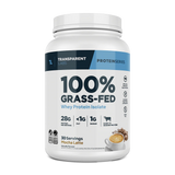 Transparent Labs Grass-Fed Whey Protein Isolate - Natural Flavor, Gluten Free Whey Protein Powder w/ 28g of protein per Serving & 9 Essential Amino Acids - 30 Servings