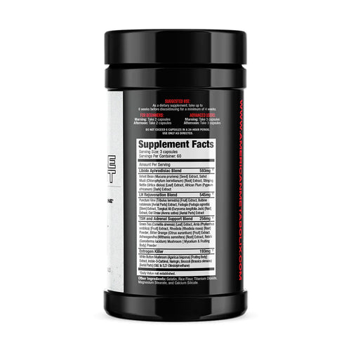 Muscle Test Test Booster ingredient label 