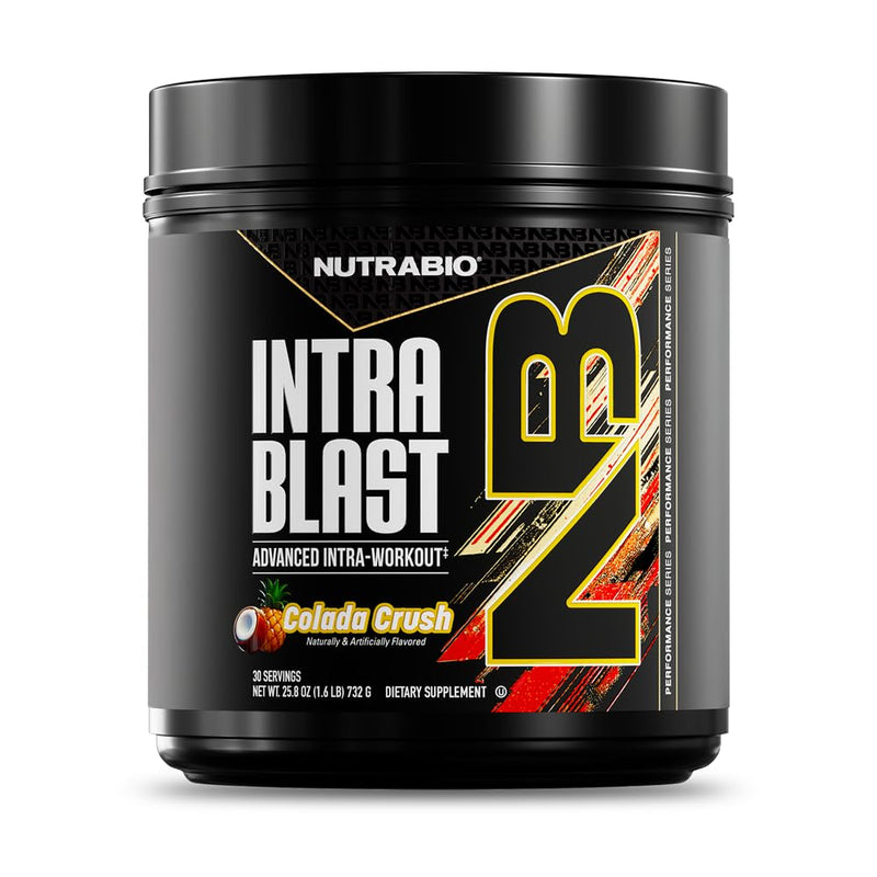 NutraBio Intra Blast with BCAA's, EAA's, and Glutamine in Colada Crush flavor