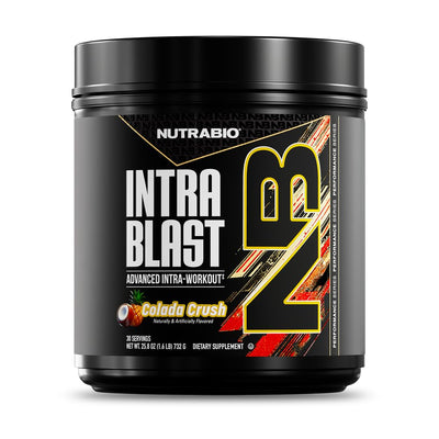 NutraBio Intra Blast with BCAA's, EAA's, and Glutamine in Colada Crush flavor