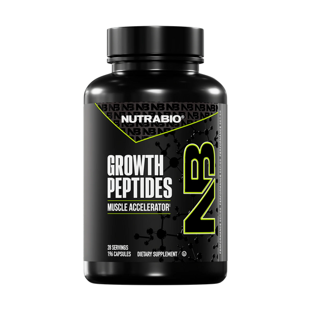 NutraBio Growth Peptides Muscle Accelerator Supplement