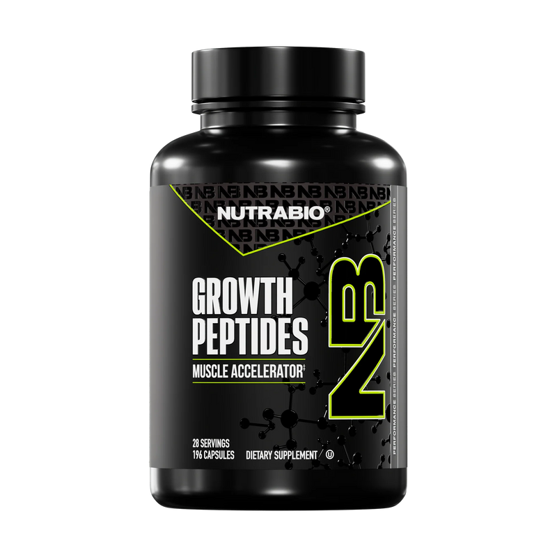 NutraBio Growth Peptides Muscle Accelerator Supplement