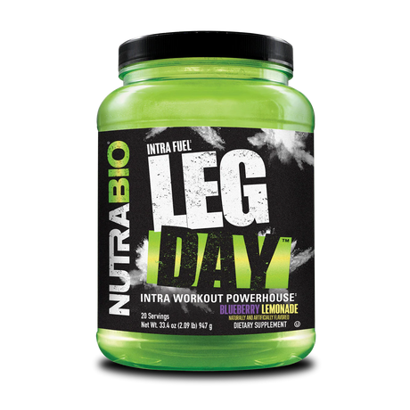 NutraBio Leg Day Intra Workout Blueberry Lemonade