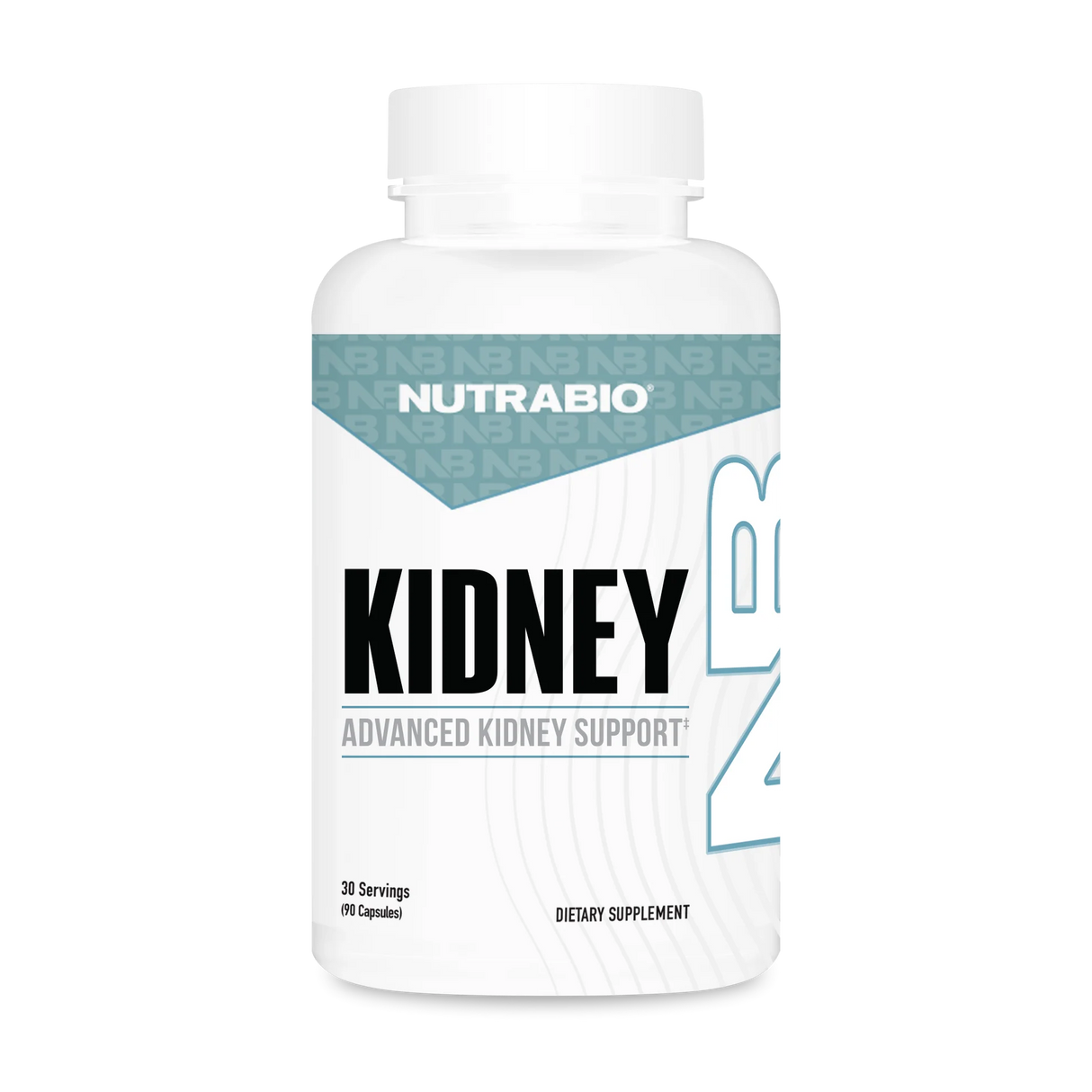 NUTRABIO kidney support supplement bottle on a white background